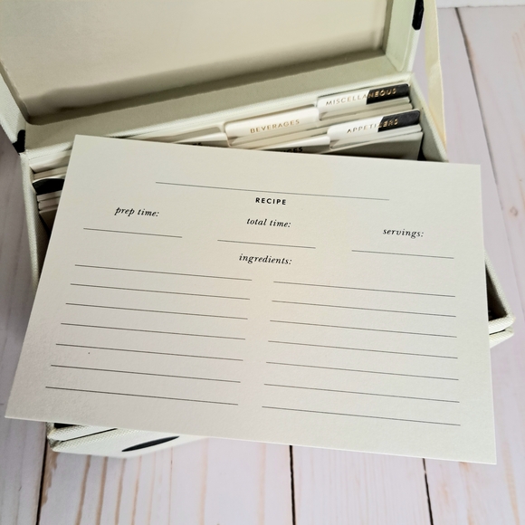 Kate Spade Deco Dot Recipe Box - Picture 5 of 9
